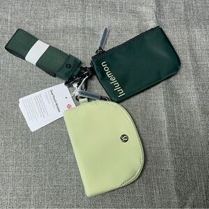 Lululemon Dual Pouch Wristlet NWT RNFG/HNDW